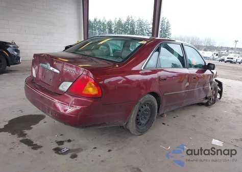 2000 Toyota Avalon Xl z USA, uszkodzony, nr VIN 4T1BF28B0YU037820